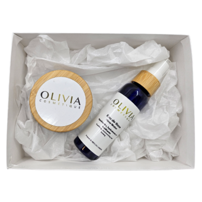 Natural Freshness Skincare Set – Green Clay Mask & Floral Water
