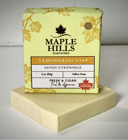 Lemongrass Tallow Silk Soap Bar