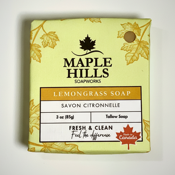 Lemongrass Tallow Silk Soap Bar