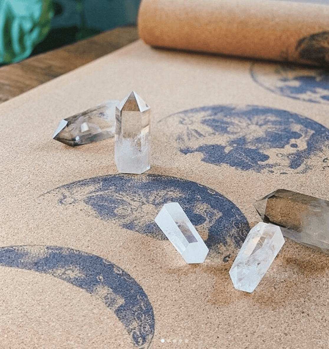 Moon Phases Cork Yoga Mat | 4.5MM