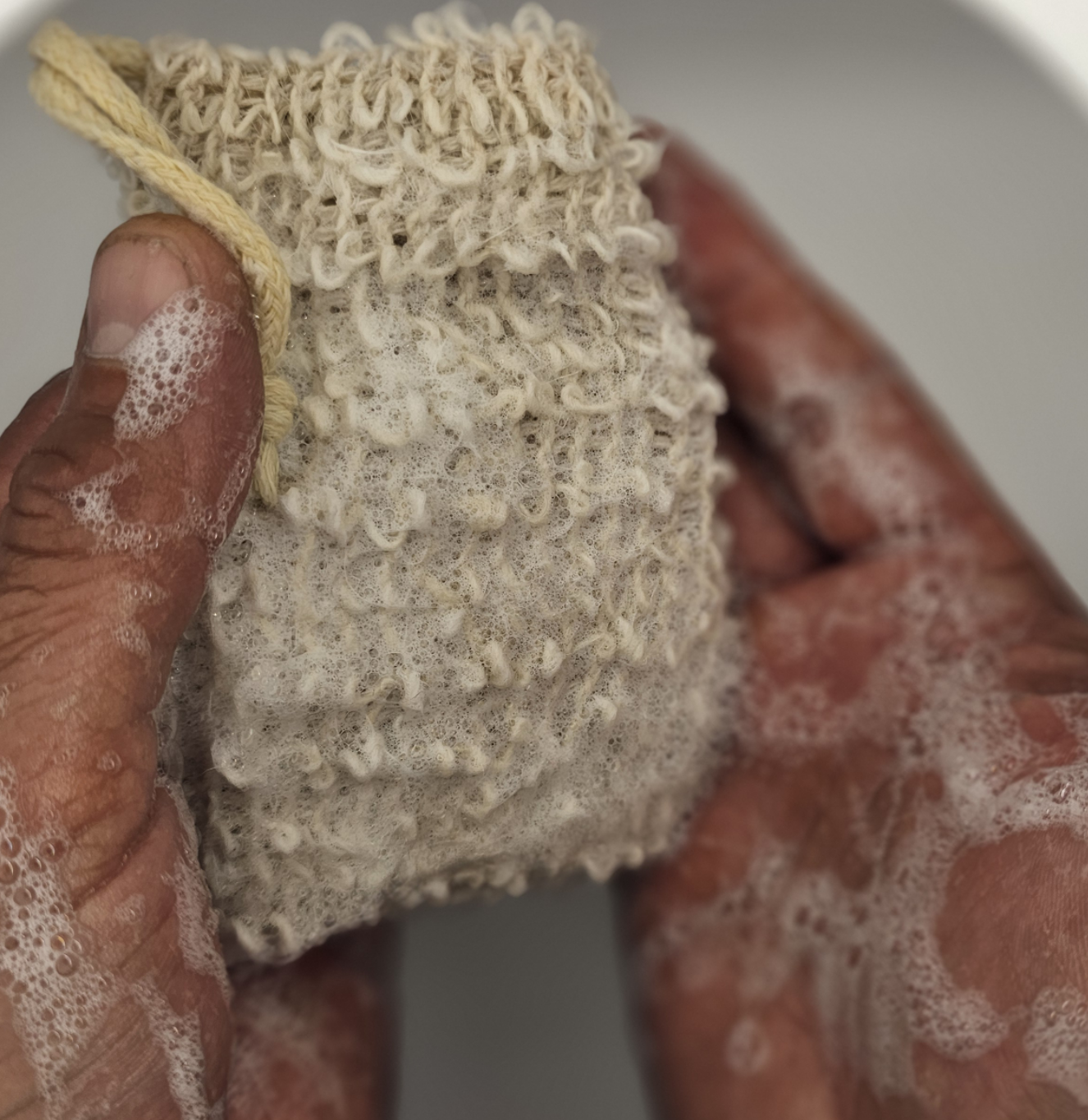 Reusable Hemp Soap Saver Bag