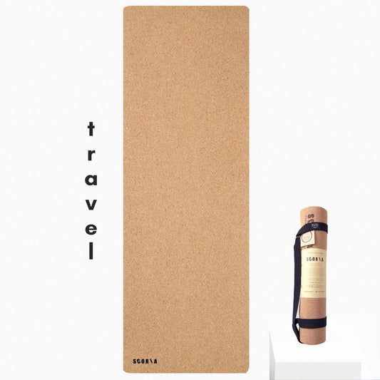 Travel Essential Cork Yoga Mat | 2MM
