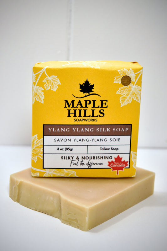 Ylang Ylang Tallow Silk Soap Bar